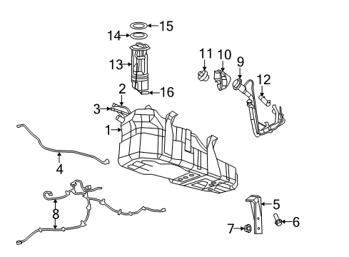 2009 Jeep Liberty Housing Diagram for 57010186AC