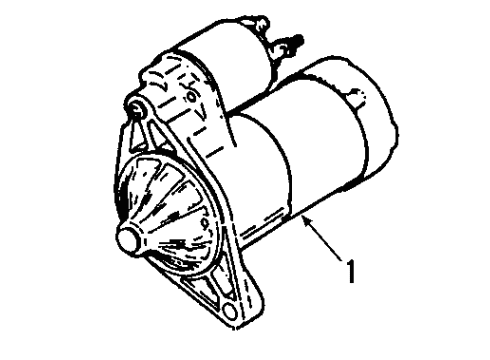 2005 Jeep Wrangler Starter Diagram 2 - Thumbnail