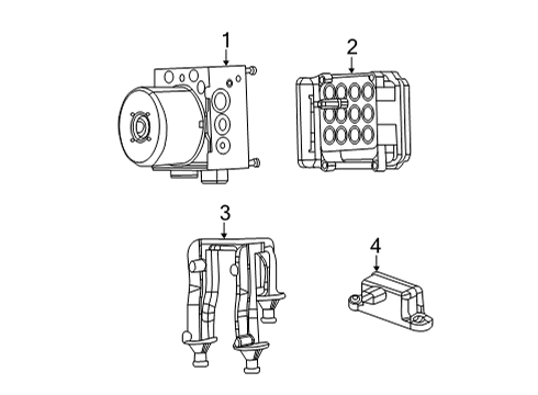 2016 Chrysler 300 Yaw Rate Sensor Diagram for 56029549AD