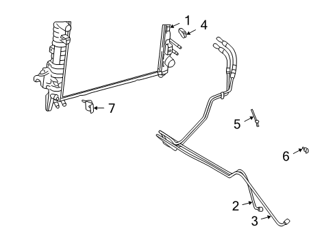 2003 Dodge Ram 1500 Mount Bracket, Rear Diagram for 52117663AB