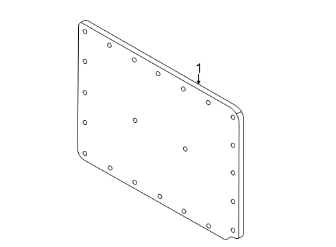 2024 Ram ProMaster EV Interior Trim - Side Door Diagram