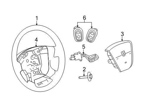 2007 Dodge Caliber Rear Cover, Beige/Gray Diagram for 1EB85DK5AB