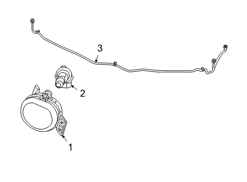 2010 Dodge Ram 1500 Wire Harness, Front Diagram for 68026759AC