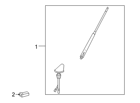 2004 Dodge Sprinter 2500 Antenna Diagram for 5124563AA