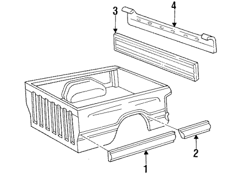 2000 Dodge Ram 1500 Decal, Silver Diagram for 5GL14CA1AA