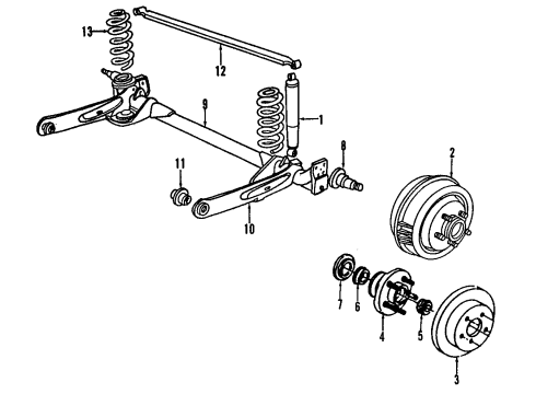1993 Chrysler New Yorker Control Module Diagram for 4374570