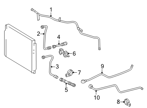 2005 Dodge Sprinter 3500 Vent Tube Diagram for 5117857AA