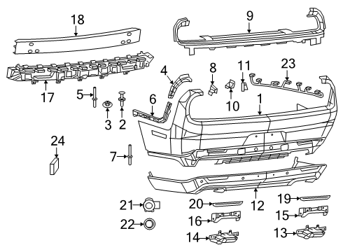 2018 Dodge Challenger Control Module Diagram for 68445309AA