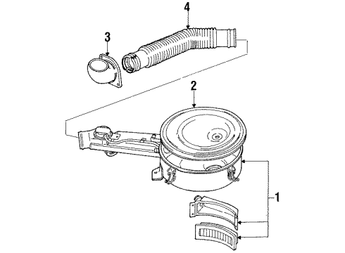 1989 Dodge Raider Air Intake Diagram