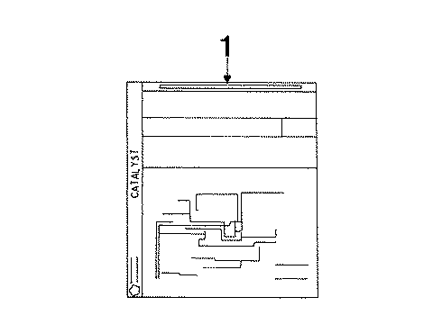 2000 Chrysler LHS Emission Label Diagram for 4591793AA