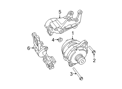 2011 Dodge Avenger Alternator Diagram 2 - Thumbnail