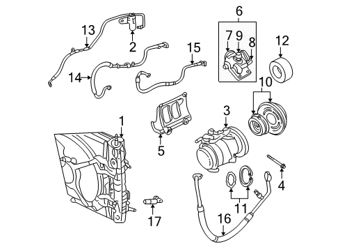 1998 Dodge Intrepid Compressor Clutch Diagram for 4723014