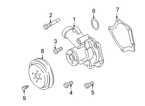 2002 Dodge Stratus Water Pump Diagram