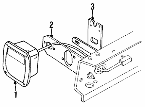 1995 Dodge Ram 1500 Tail Lamps Diagram