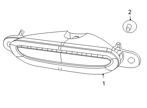 2008 Chrysler Sebring High Mount Lamps Diagram