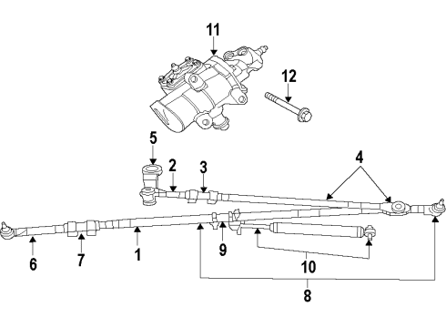 2008 Dodge Ram 3500 Power Steering Pump Diagram for 68034326AB