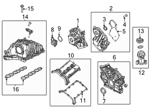 2022 Ram 1500 Throttle Body Diagram for 68490035AA