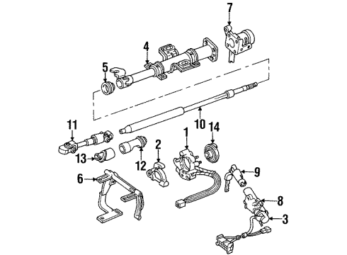 1991 Dodge Monaco Housing & Components Diagram