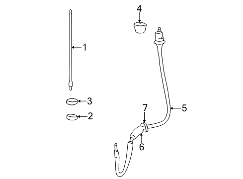 2002 Jeep Grand Cherokee Antenna Cable Diagram for 56038617AB
