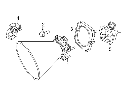 2013 Jeep Grand Cherokee Bracket Diagram for 68190445AA