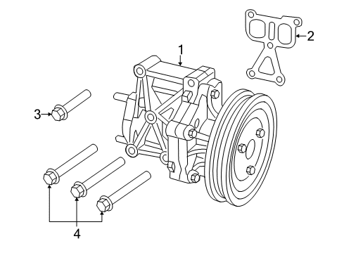 2008 Chrysler Sebring Water Pump Diagram 2 - Thumbnail