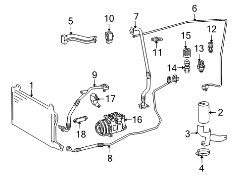 2003 Dodge Sprinter 3500 Clutch Diagram for 5133208AA