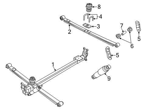 2024 Ram ProMaster EV Stabilizer Bar, Suspension Components Diagram
