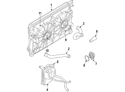 2008 Chrysler 300 Water Pump Diagram for 4892425AA