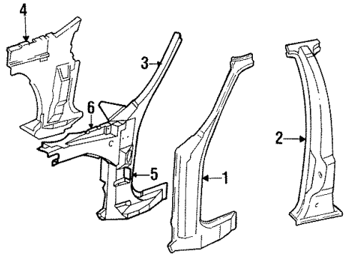 1992 Dodge Dynasty Uniside Diagram