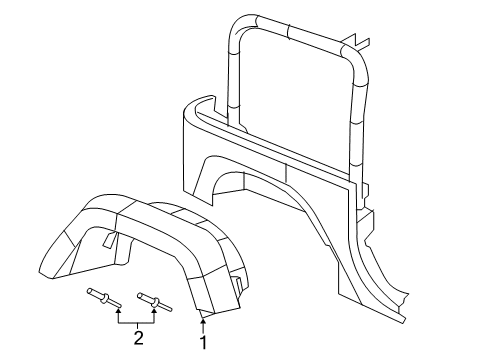 2025 Jeep Wrangler Flare Diagram for 6AD75TZZAF