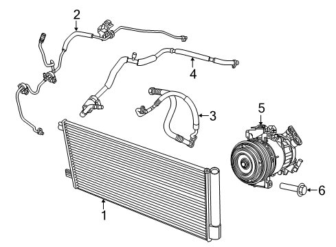 2019 Jeep Renegade Liquid Line Diagram for 68505342AA