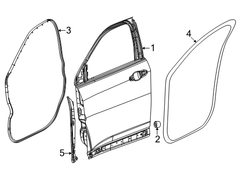 2019 Jeep Compass Front Door Diagram