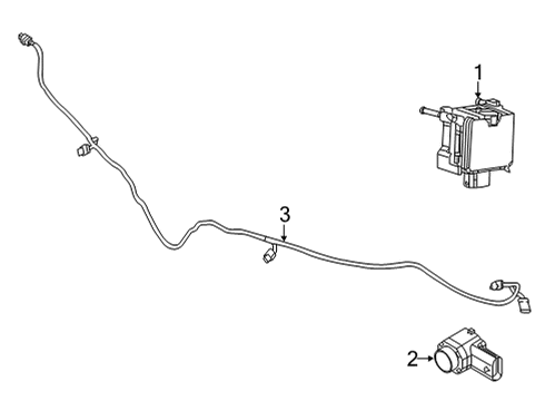 2020 Jeep Renegade Harness, Front Diagram for 68444714AA