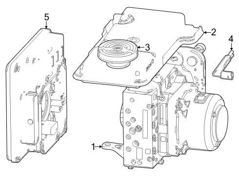 2022 Jeep Grand Cherokee Brake Booster Diagram for 68603820AA
