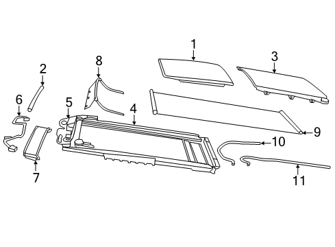 2021 Chrysler 300 Switch, Rear Diagram for 68256685AA