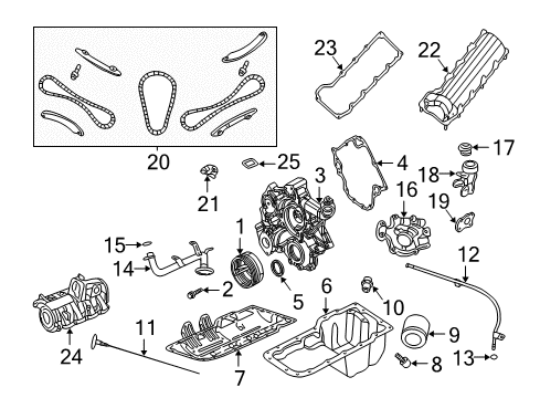 2003 Dodge Ram 1500 Dipstick Diagram for 53021673AB