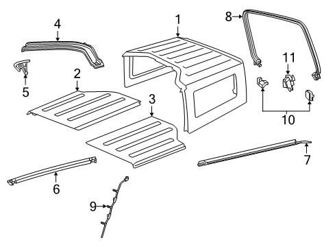 2019 Jeep Wrangler Ball Stud Diagram for 68371830AA