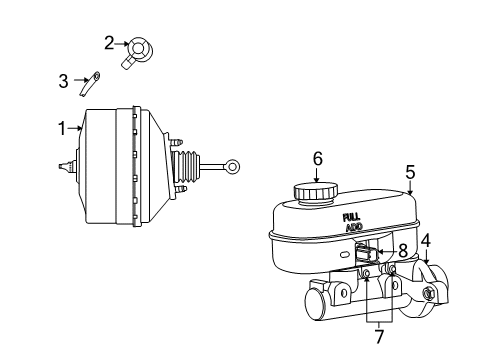 2009 Dodge Viper Vacuum Hose Diagram for 5030711AB