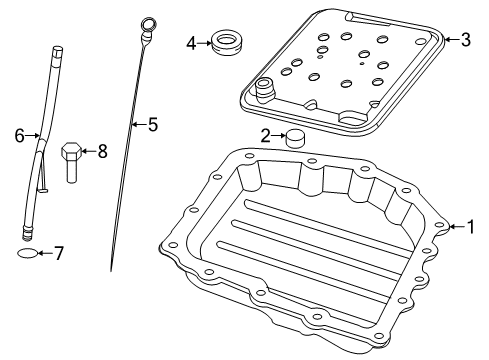 2008 Chrysler Sebring Transaxle Parts Diagram