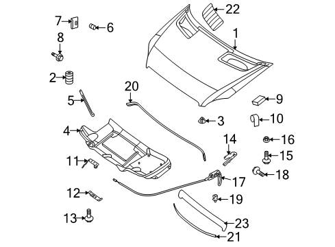 2007 Dodge Sprinter 2500 Thermostat Housing Bolt, Lower Diagram for 6104124AA