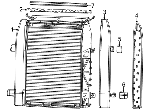 2024 Ram ProMaster EV Door & Components Diagram 1 - Thumbnail