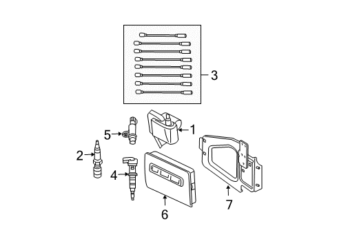 2005 Dodge Ram 3500 EEC Module Bracket Diagram for 5086969AA