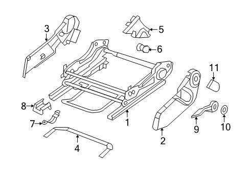 2015 Jeep Patriot Anchor Cover, Gray Diagram for 1RX03XDVAA