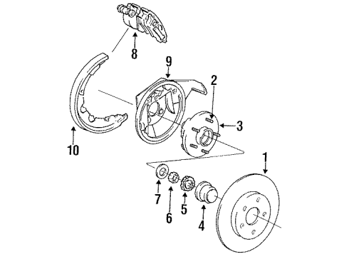 1996 Chrysler LHS Speed Sensor Diagram for 5083902AB