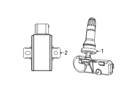 2021 Jeep Grand Cherokee Tire Pressure Monitoring Diagram
