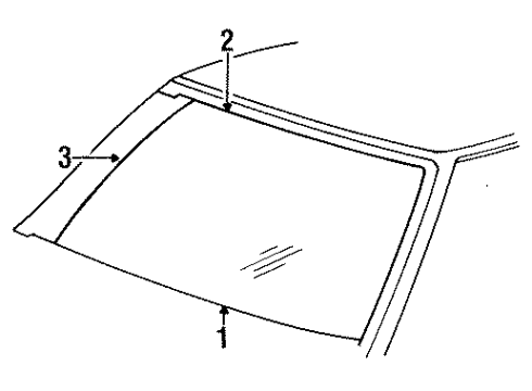 1988 Chrysler New Yorker Reveal Moldings Diagram