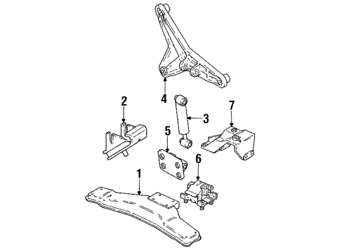 1990 Dodge Monaco Rear Cushion Diagram for 32002412