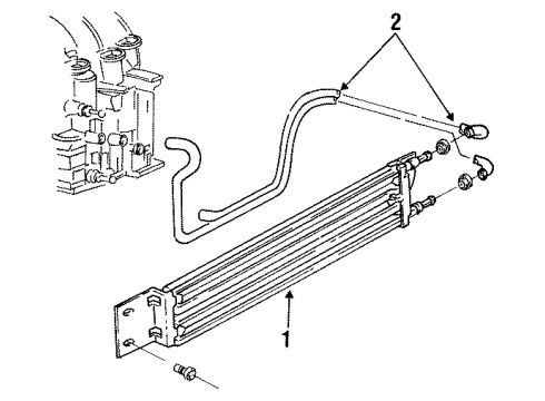1993 Chrysler New Yorker Oil Cooler Diagram