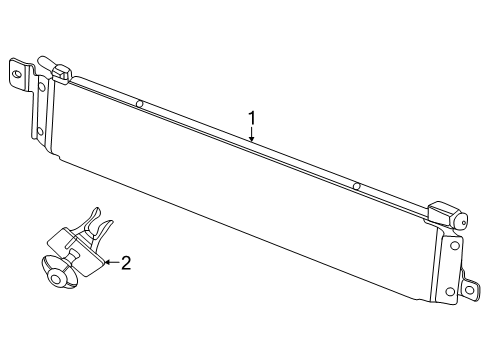 2015 Jeep Grand Cherokee Power Steering Oil Cooler Diagram 1 - Thumbnail