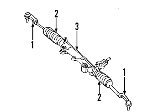2010 Jeep Liberty Power Steering Return Hose Diagram for 52125509AF